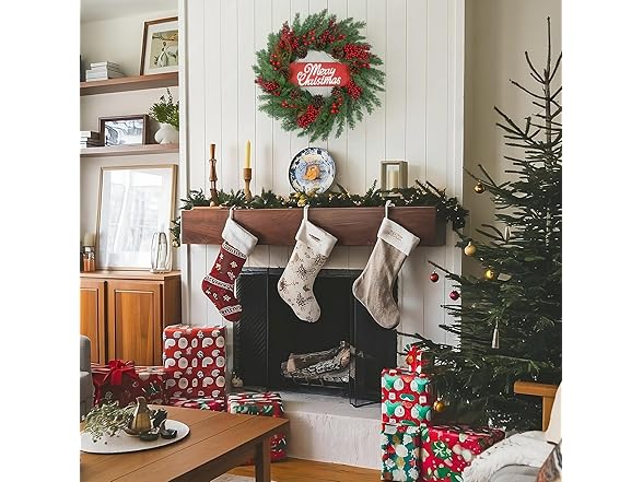 TISEMENT Christmas Wreaths for Front Door