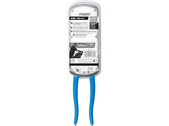 Channellock 338 Diagonal Cutting Plier,8" L, Blue