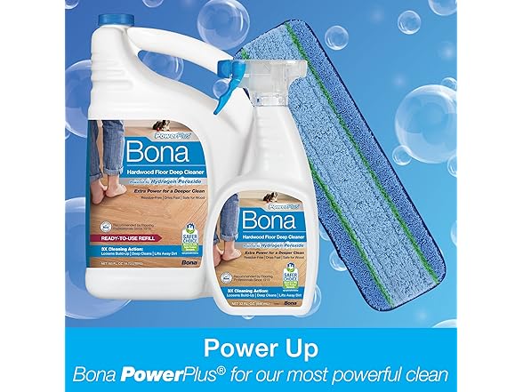 Bona PowerPlus Hardwood Floor Deep Cleaner