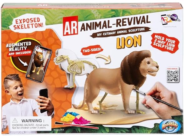 Rhode Island Novelty Augmented Reality Lion Dig Figure
