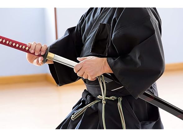Handmade Katana Sword Warrior Red Tsuka