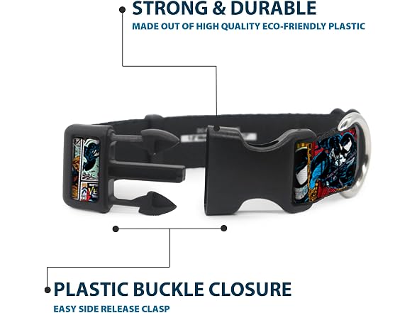 Marvel Comics Plastic Clip Dog Collar