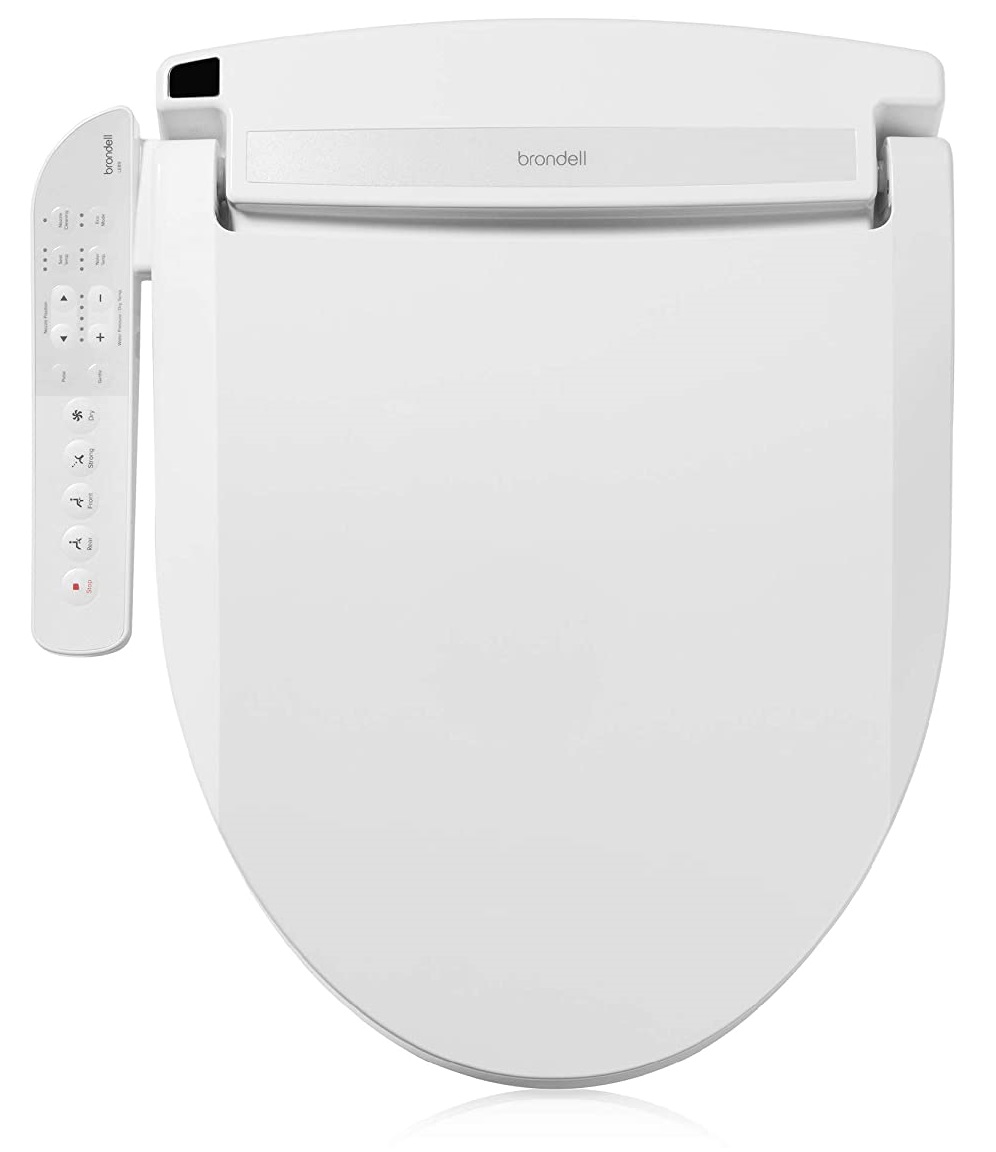 Brondell LE89 Bidet Seat with Dryer & Side Control - Gallery 8