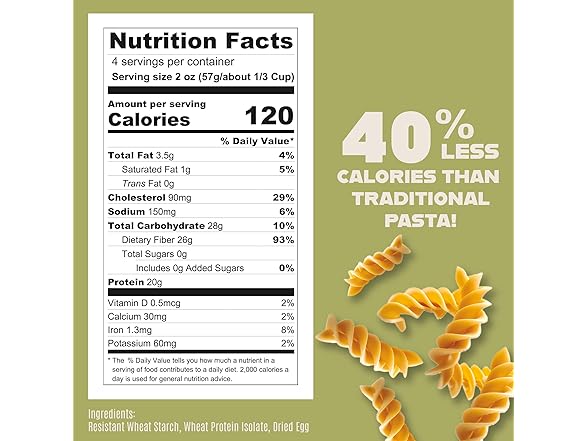 Care Free Keto Rotini Pasta, 3pk