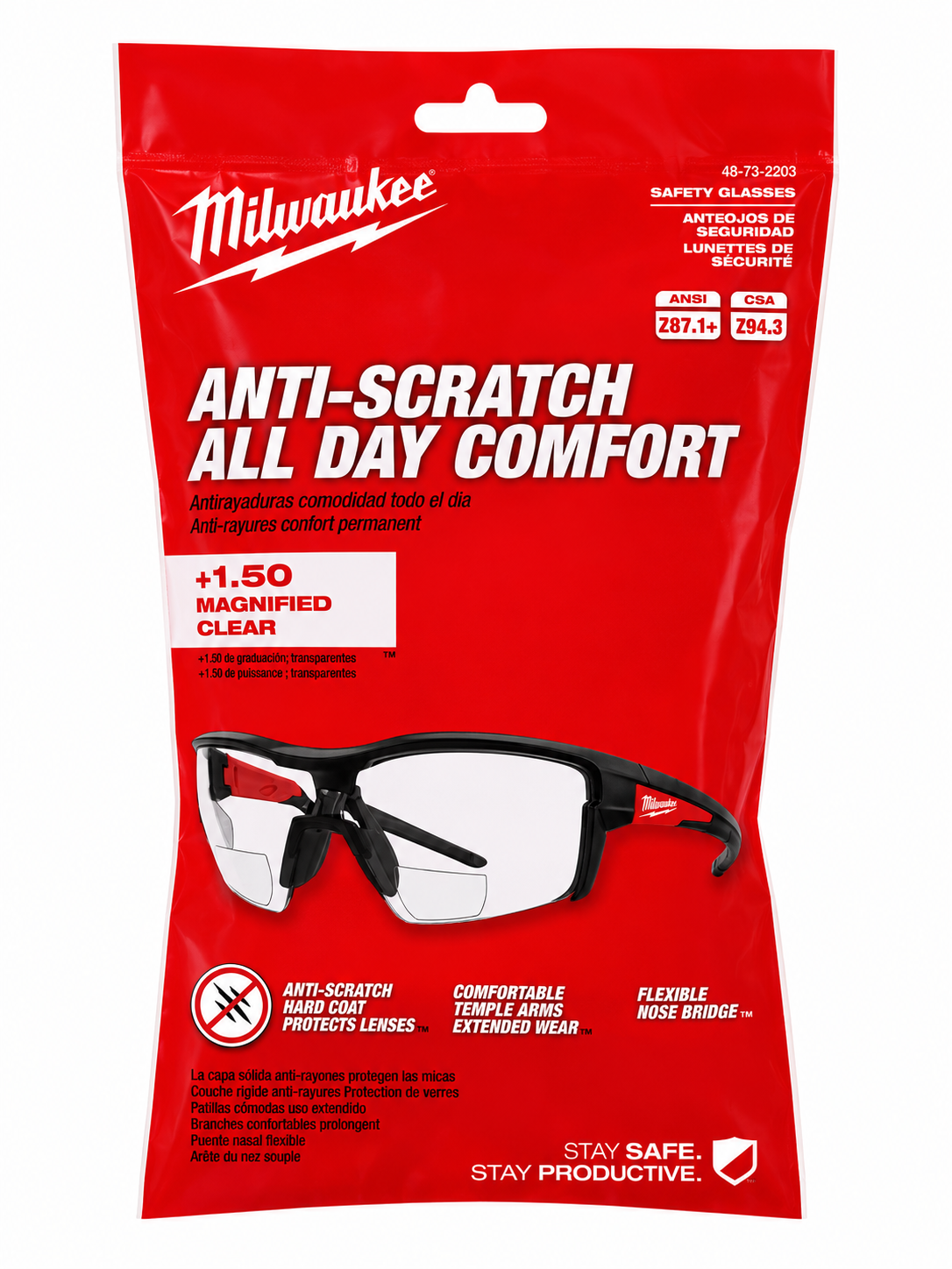 Milwaukee 1.50 MAG Safety Glasses - Gallery 2