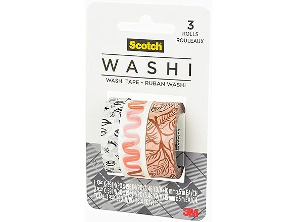 Scotch Washi Tape, Blush Tone