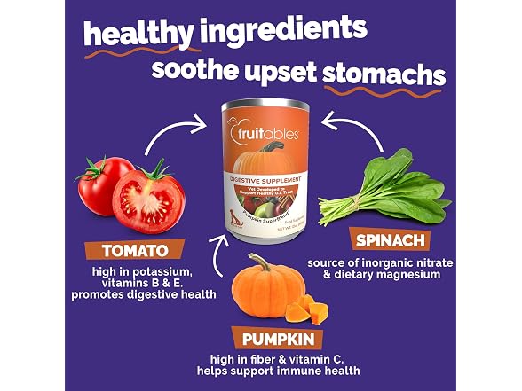 Fruitables Pumpkin Pet Digestive Supplement, 15 oz.