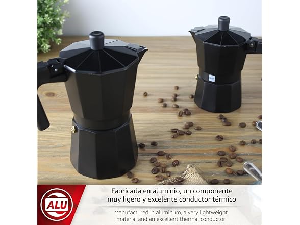 MAGEFESA ® Kenya Noir 12 Cup 600 ml Italian Coffee Maker
