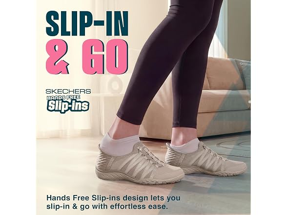 Skechers Women's Breathe Easy Roll With Me Slip-Ins