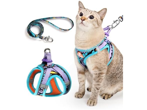 PetThem Upgraded Cat Harness and Leash Set