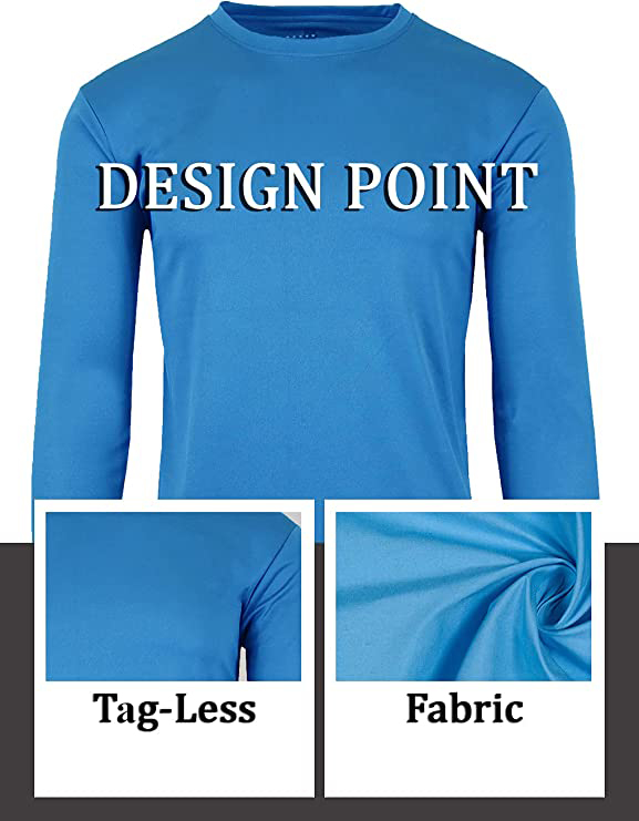 5Pk Mens L/S Performance Shirt (S-2XL) - Gallery 16