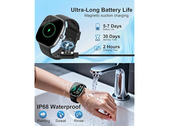Aputeta 1.85in HD Smart Watch Women