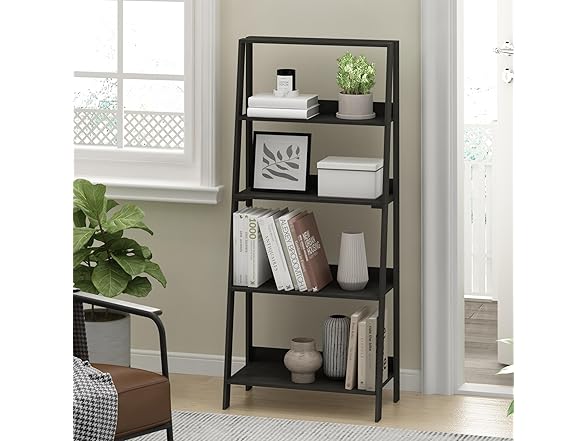 Furinno Ladder Bookcase Display Shelf
