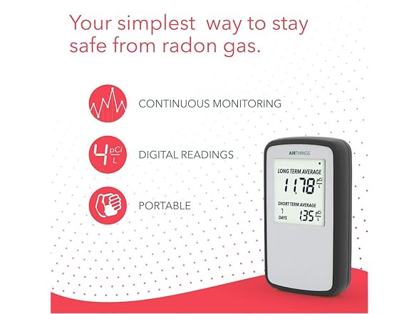 Airthings Corentium Home Radon Detector