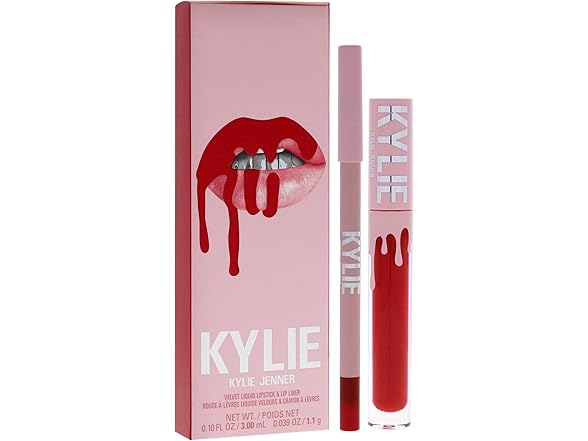 Velvet Lip Kit - 405 Red Velvet by Kylie Cosmetics for Women