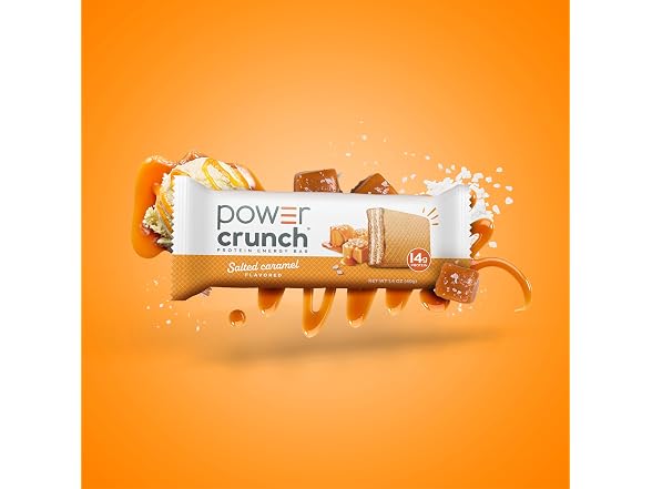 Power Crunch Salted Caramel Bars 12ct