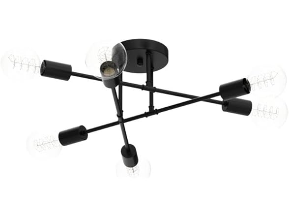 Bosceos 6-Light Industrial Ceiling Light