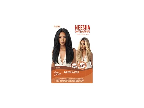Outre Neesha 203 Lace Front Wig Dark Brown 2