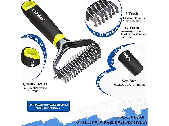 LBMBAIC Dog Brush for Shedding