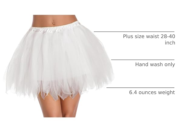 v28 Women (L) v28 Skirt Plus Size US: 10-18 White