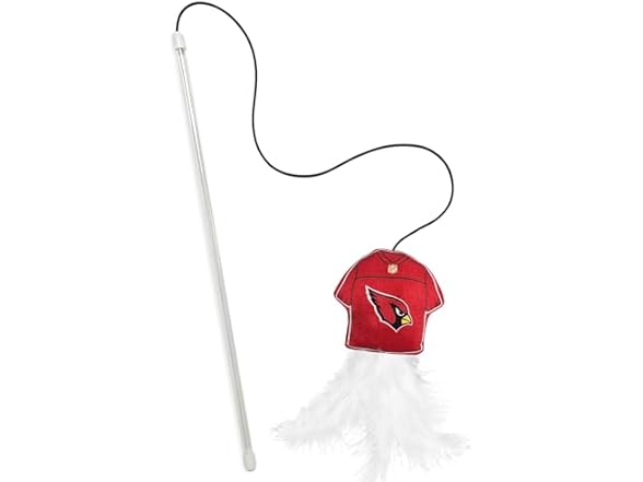 NFL Arizona Cardinals Team Jersey Wand with CAT NIP