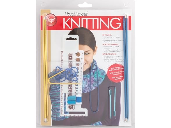 Boye I Taught Myself Knitting Kit