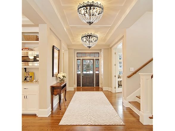 VerRon 4-Light K9 Crystal Chandelier