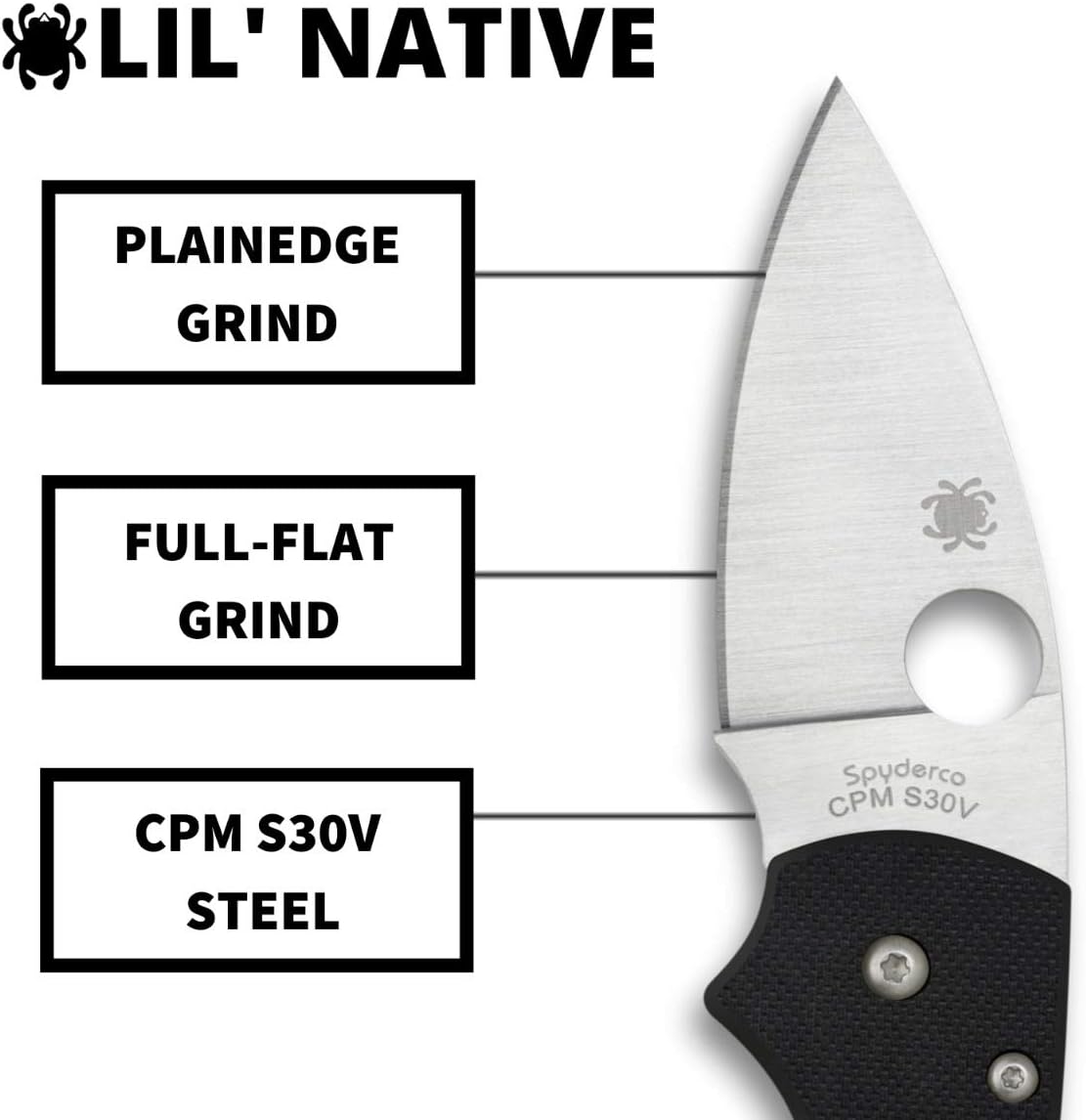 Spyderco Lil' Native Signature Knife - Gallery 11