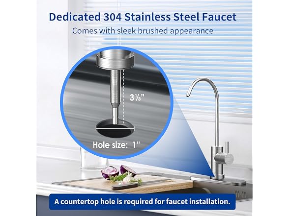 5-Stage RO Water Filter System w/ Faucet - Gallery 5
