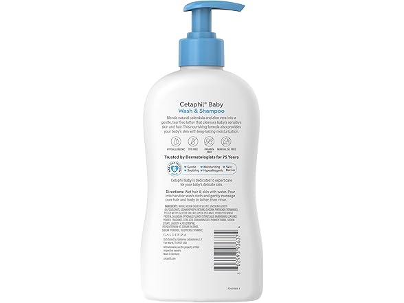 Cetaphil Baby Wash & Shampoo with Organic Calendula
