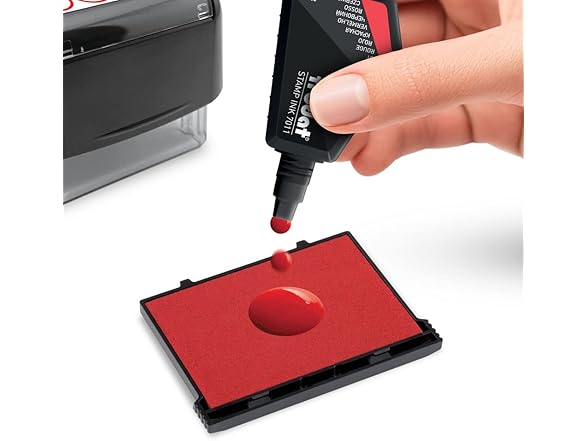 IDEAL Self Inking Stamp - Text: Paid