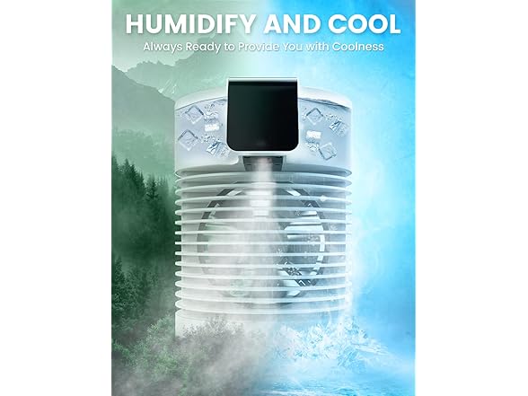 hifresh Mini Portable Air Conditioner, 9"