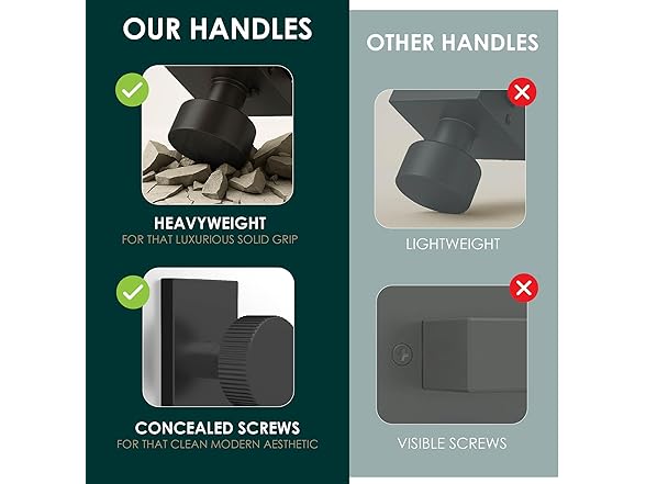 Mega Handles Ribba Door Handles
