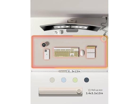 PAIDU Electric Heated Mouse Pad 3-Level Temp