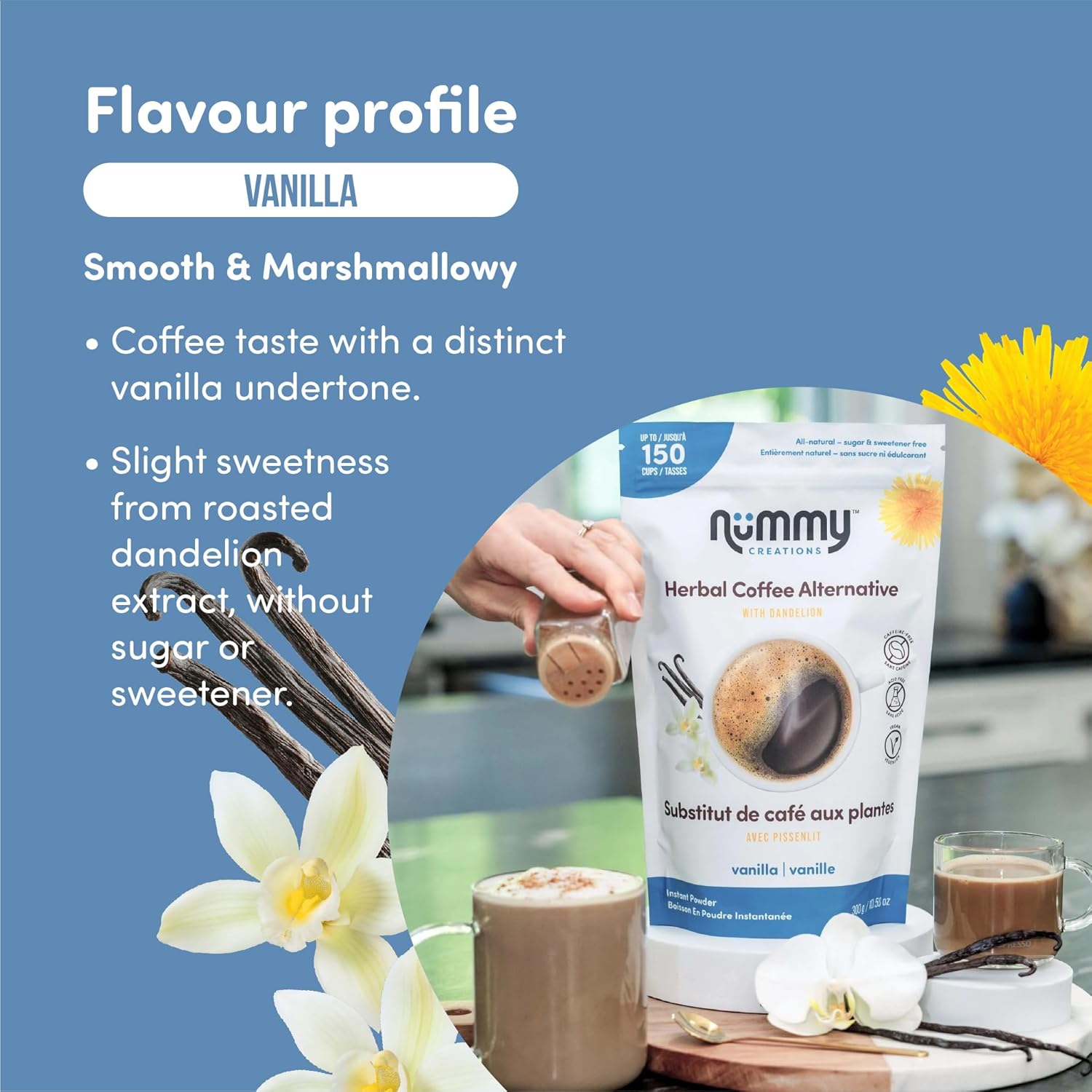 (3pk) Decaf Herbal Coffee Nummy Creations- Your Choice - Gallery 34