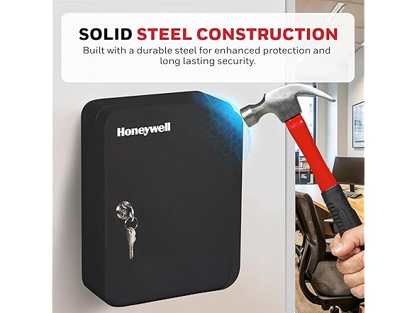 Honeywell - 48 Hooks Small Key Box for Office or Home