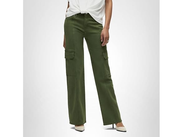 HUDSON Women's Rosie High-Rise Cargo Wide Leg