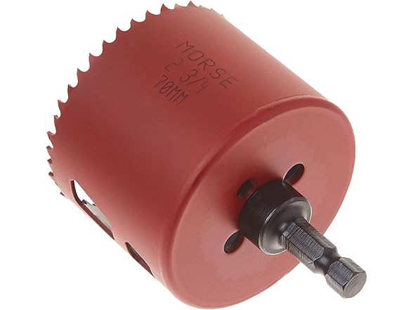 Morse MHSA44C Bimetal Hole Saw, 2-3/4" ,