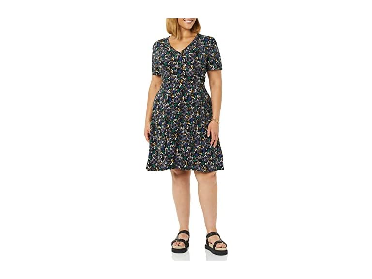 Amazon Essentials Women Short Sleeve V-Neck Dress