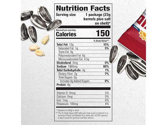 12PK DAVID Sunflower Seeds, Original Flavor
