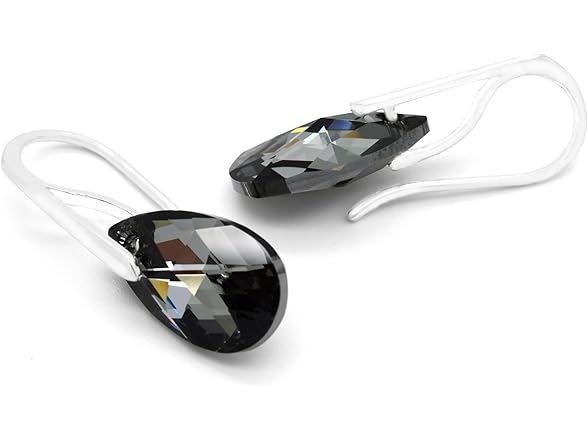 ROYAL CRYSTALS Teardrop Earrings Silver 925