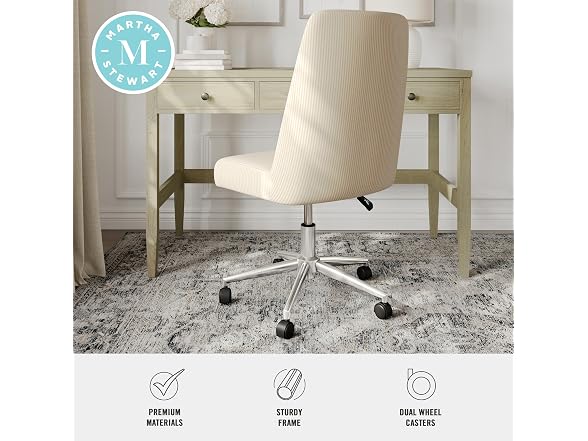 Martha Stewart Maeve Swivel Task Chair