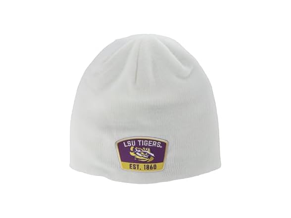 TIGERS Beanie Edge Patch Switchback White