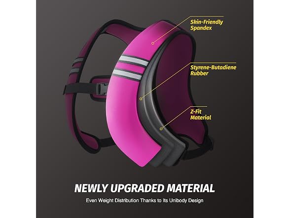 Zelus Pink Weighted Vest 10lb