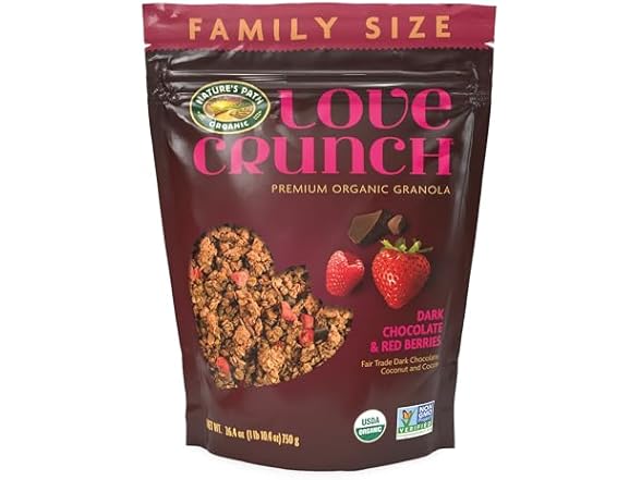 Love Crunch Organic Dark Chocolate & Berries Granola