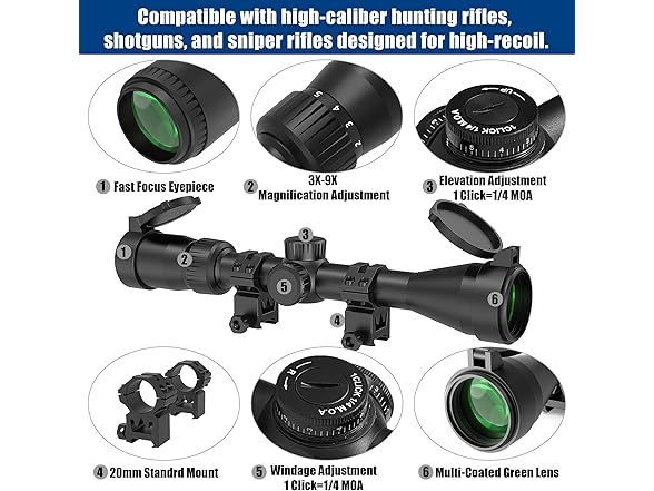 UUQ VibeShield Rifle Scope