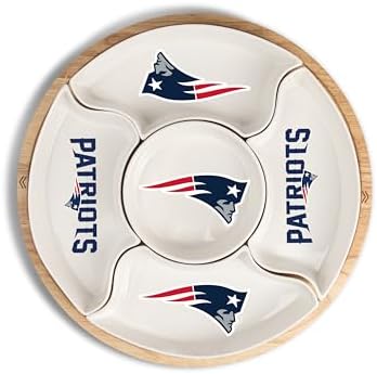 Memory Company NFL Wood Serving Compartment Tray