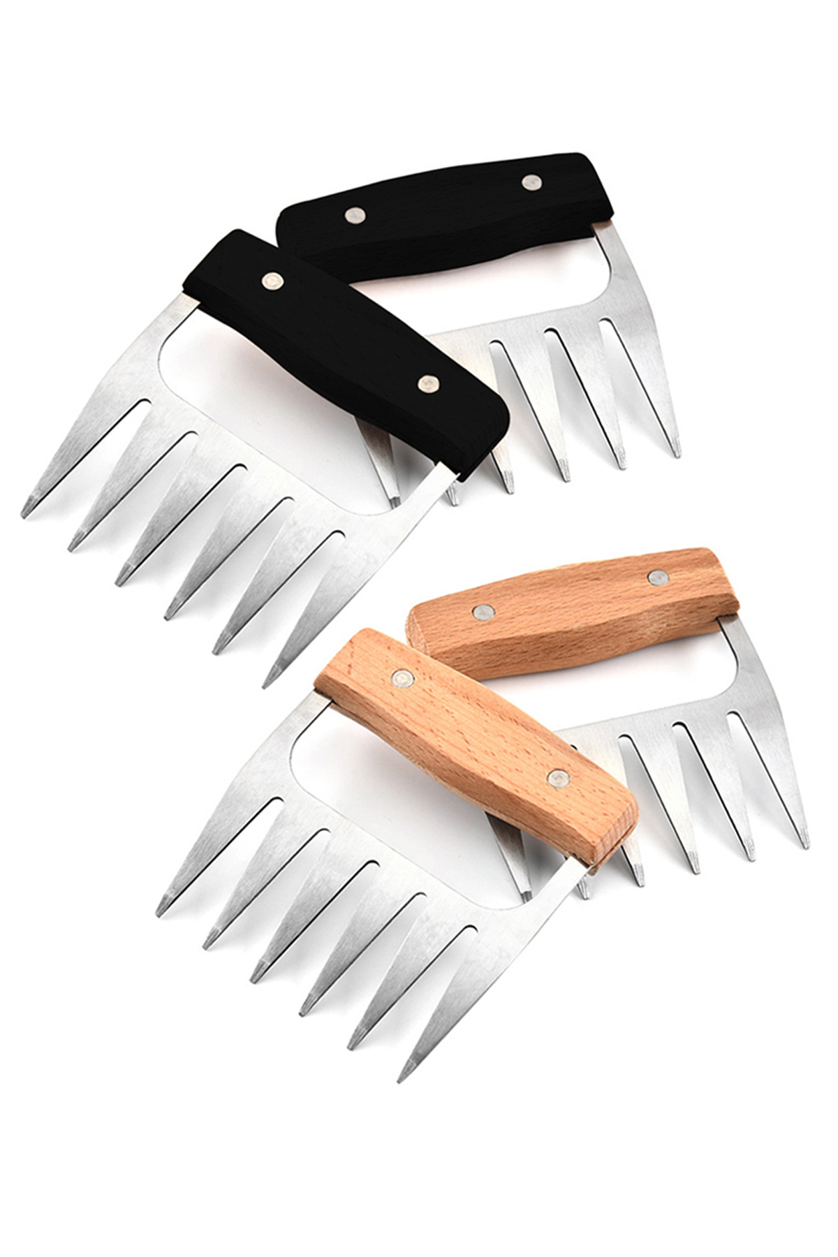 Stainless Steel Meat-Shredding Claws - Gallery 4