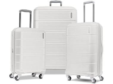$124.99, Was $399.99, 68% Off! American Tourister Stratum 2.0 Hardside Luggage, 3PC Set dealfomo