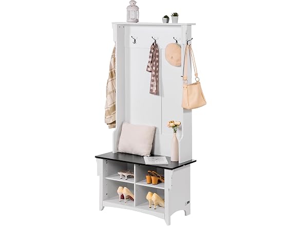 Hall Tree Entryway Bench